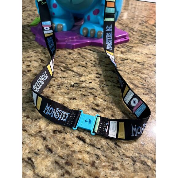 Disney Park Monsters Inc Sulley Popcorn Bucket w/ Strap Pixar Fest 2018 Souvenir - Picture 2 of 13